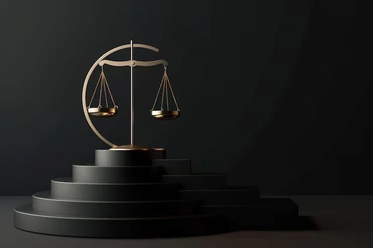 Justice Home — scales of justice